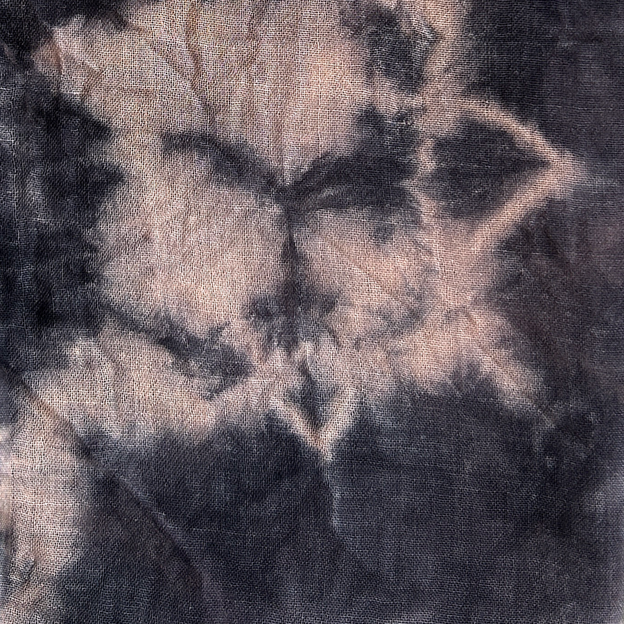 Cashmere Scarf - Charcoal + Light Pink