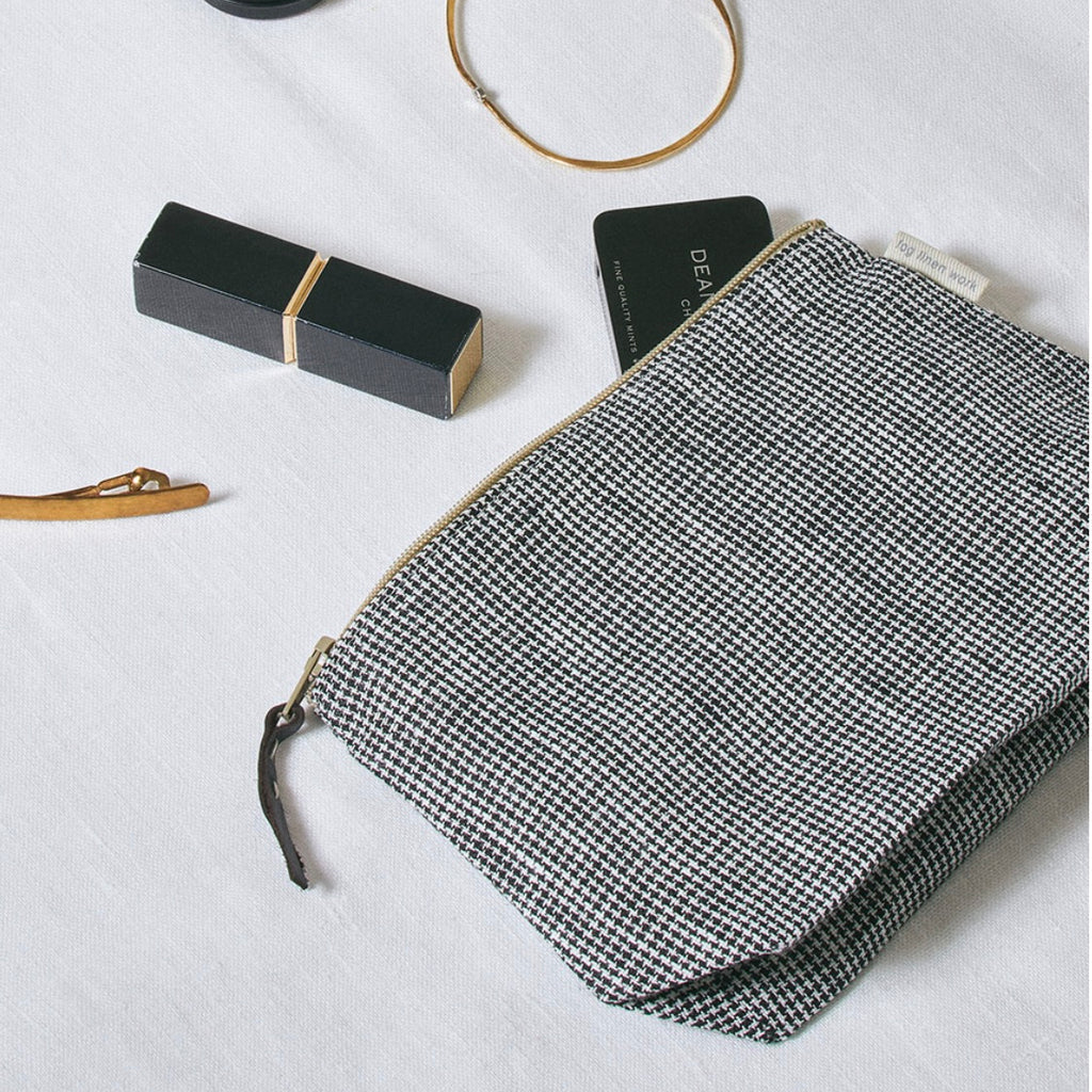 Chris Pouch (Black Houndstooth)