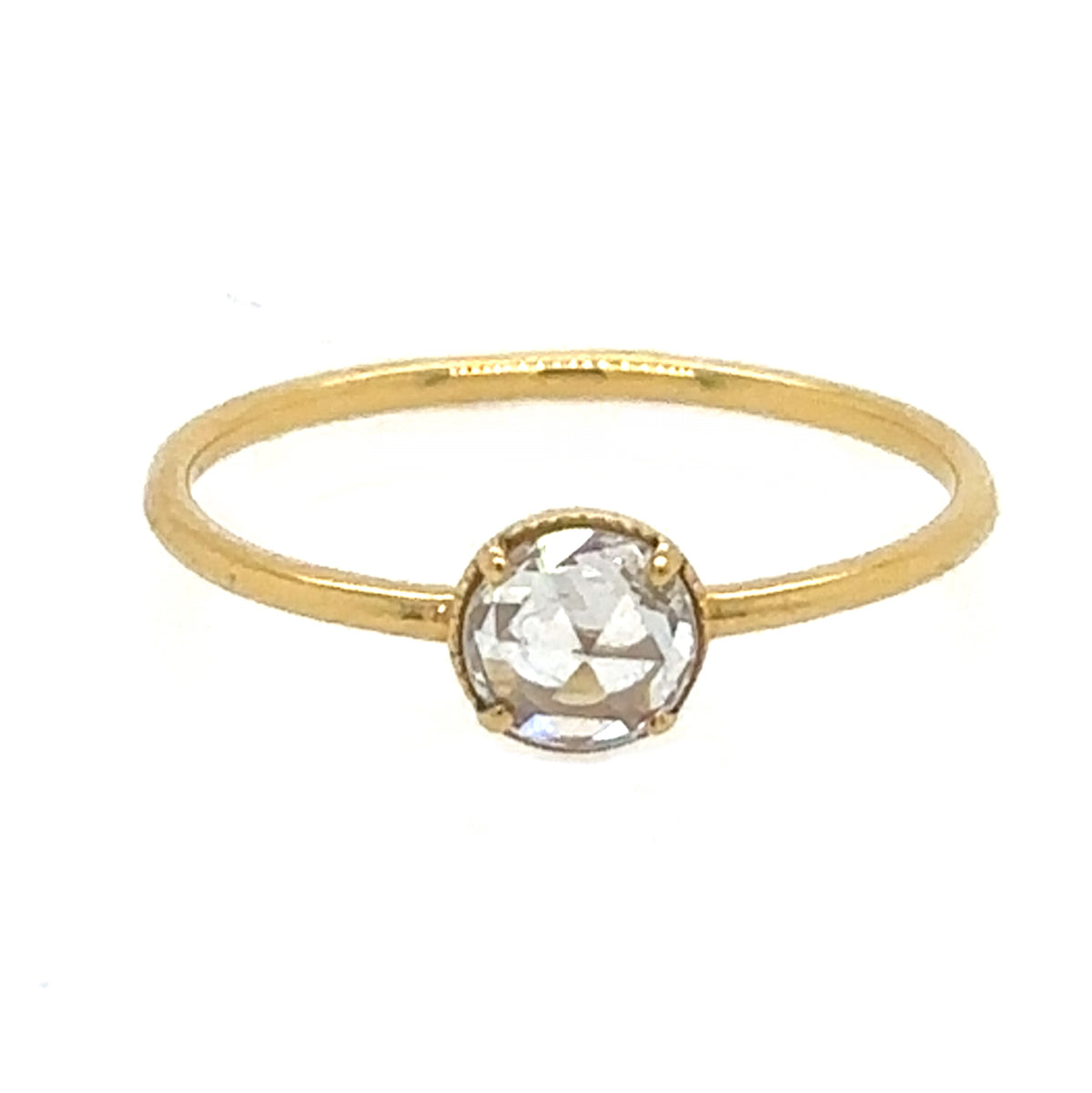 Clara Milgrain Diamond Ring