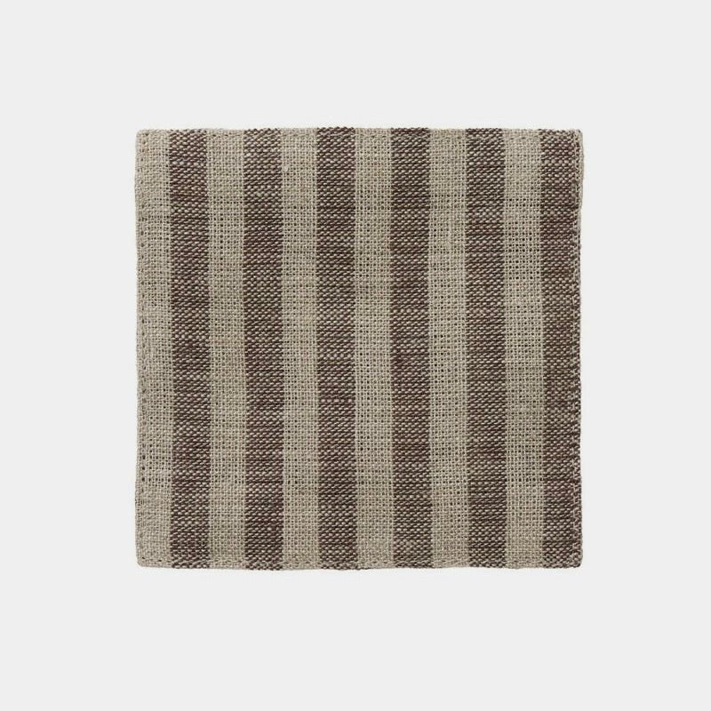 Fog Linen Coasters (Natural/Brown)