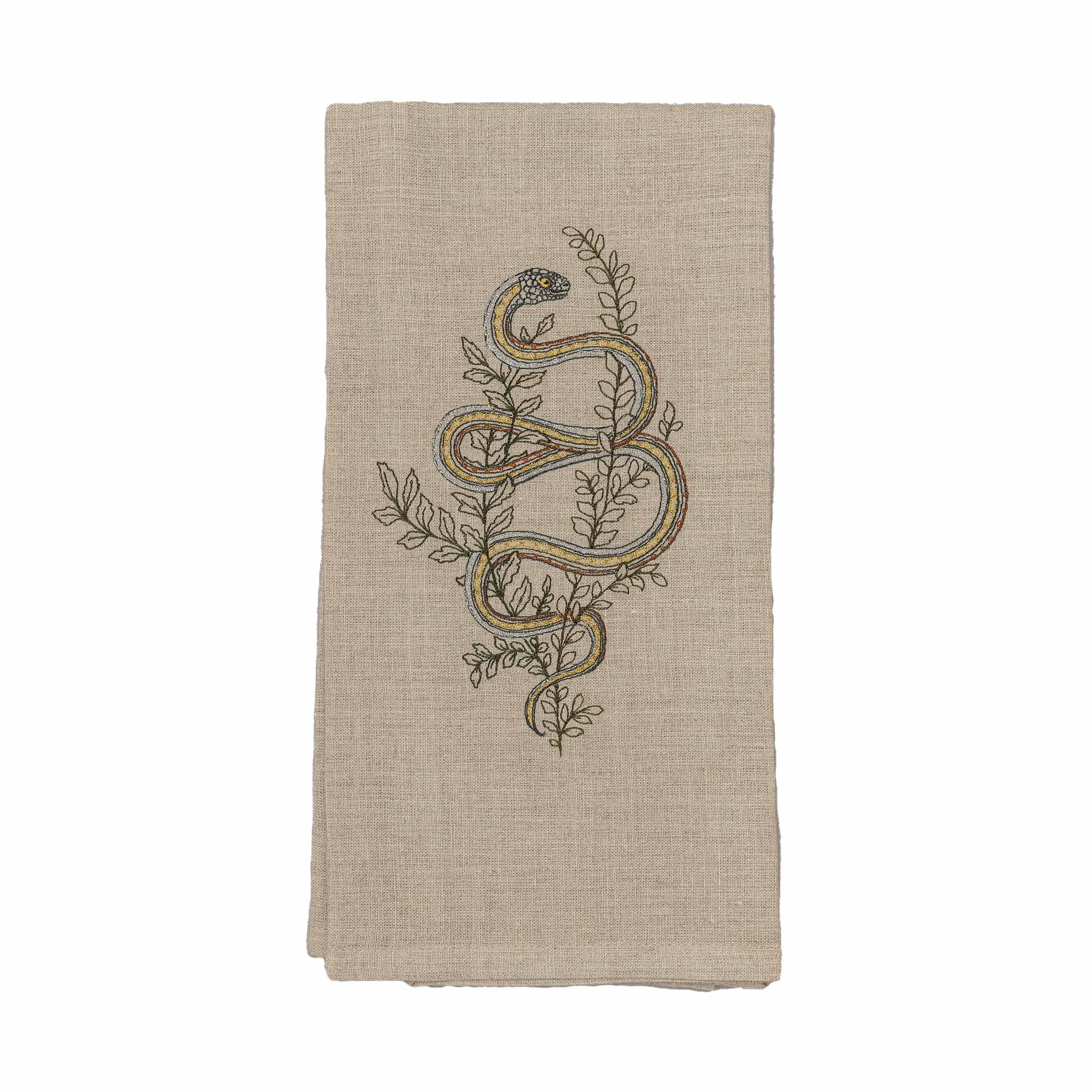 Garter Snake Tea Towel
