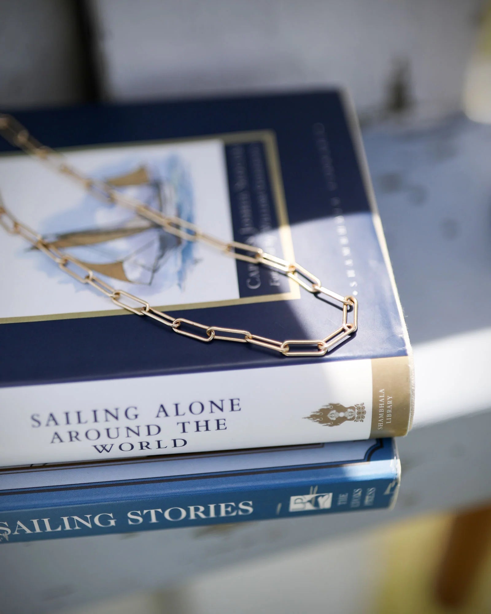Delicate Brass Link Chain