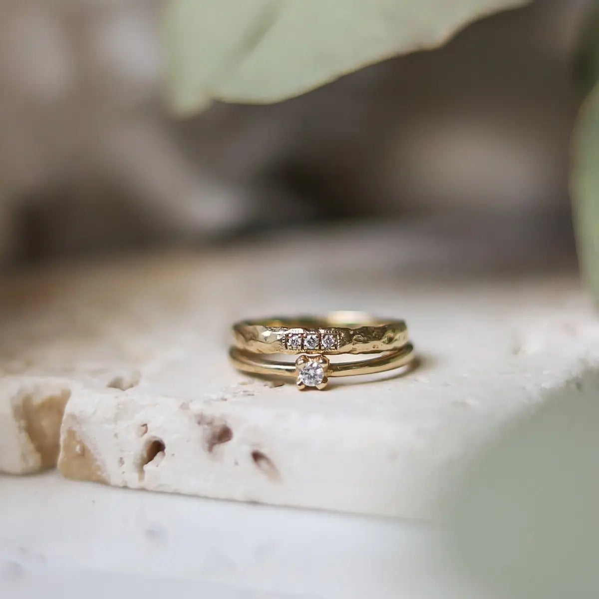 Terra Milgrain Diamond Band