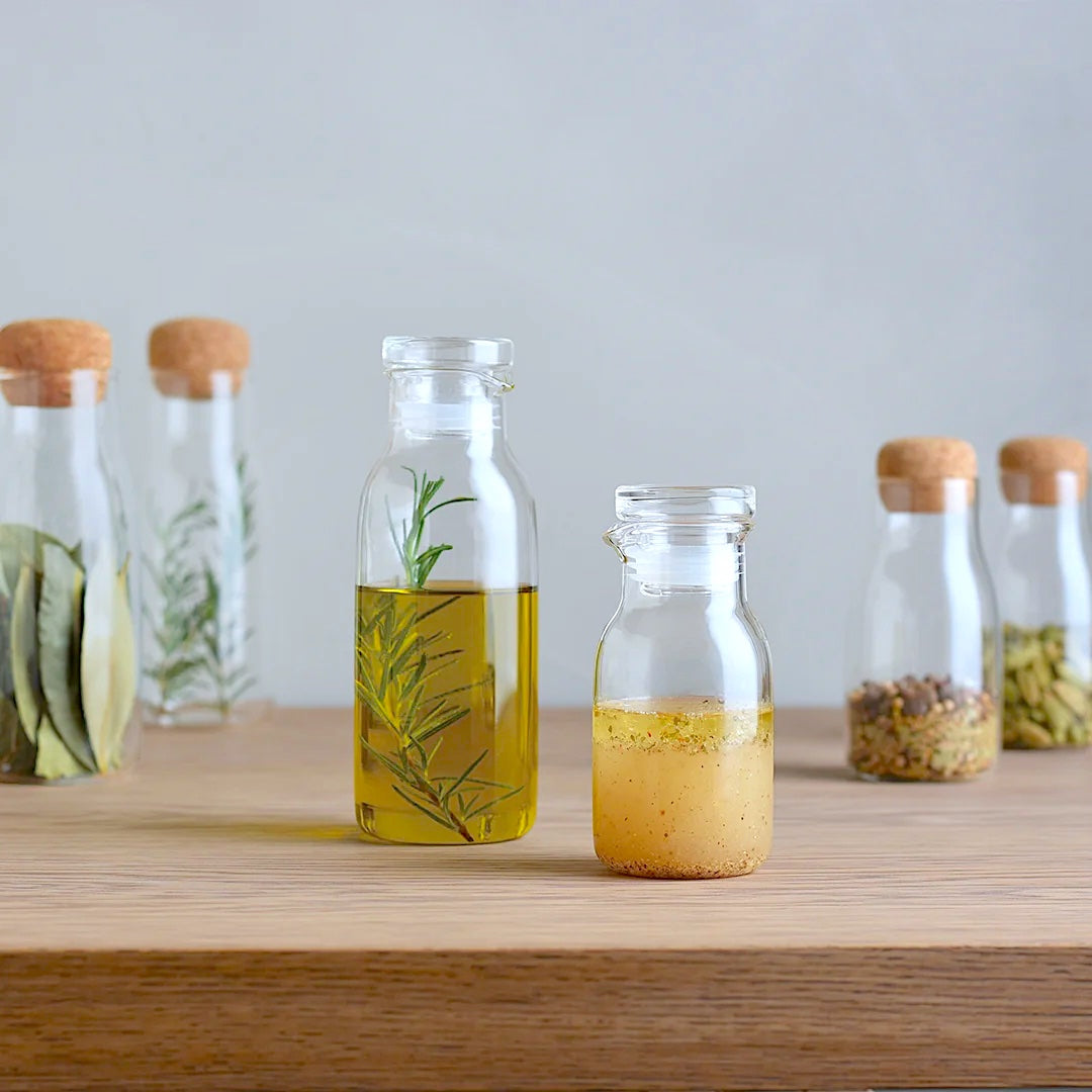 Glass Dressing Bottle