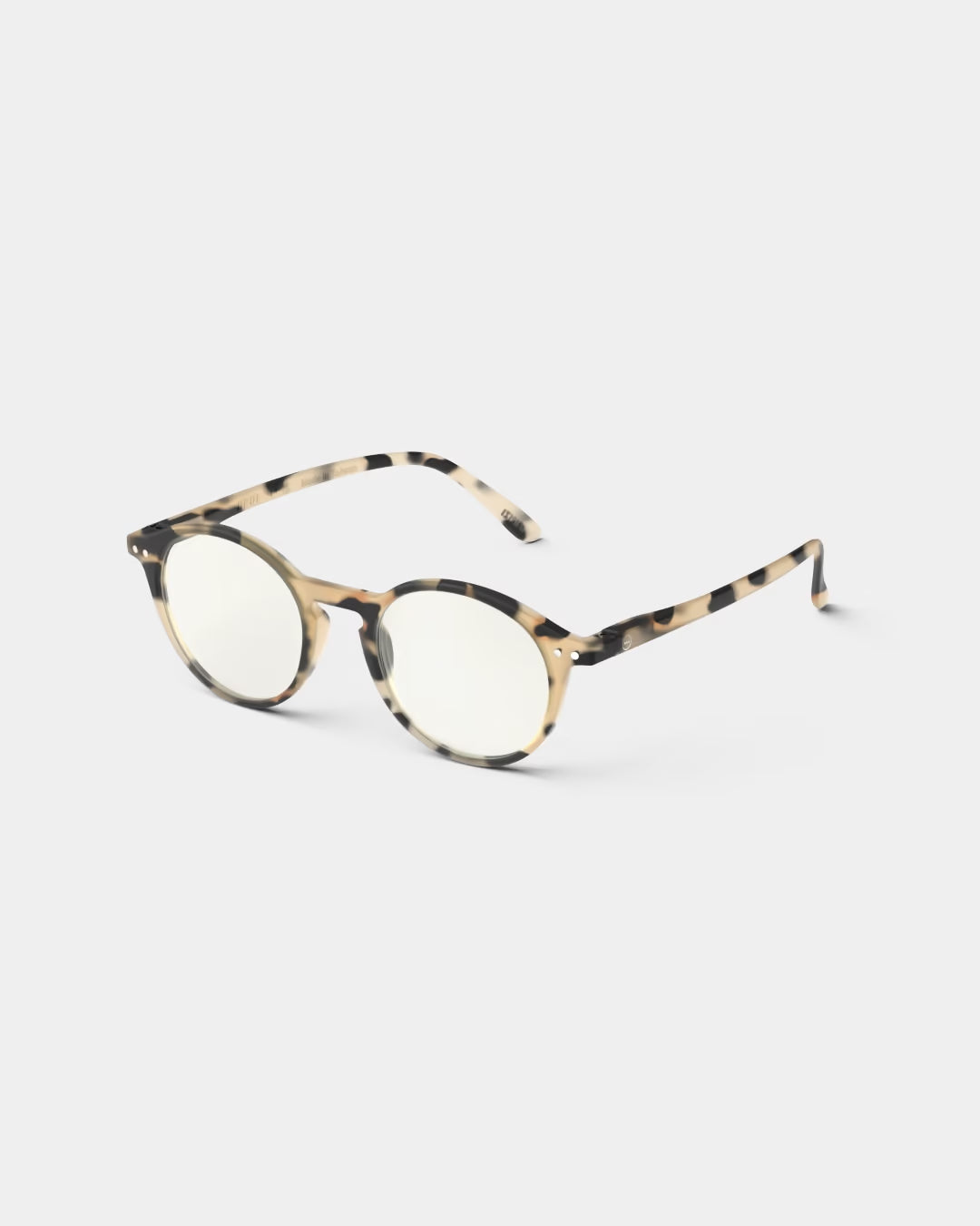 #D Reading Glasses - Light Tortoise
