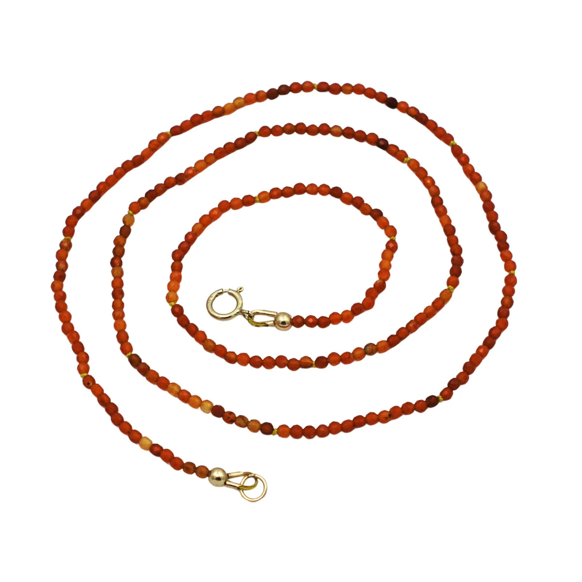 Evie Beaded Necklace - Carnelian