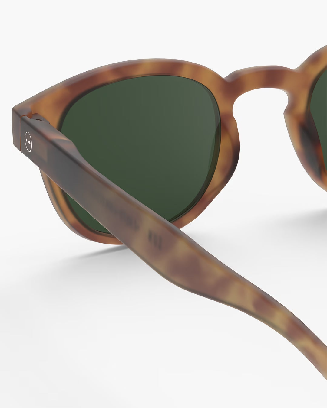 #C Sunglasses - Havane (Green Lenses)