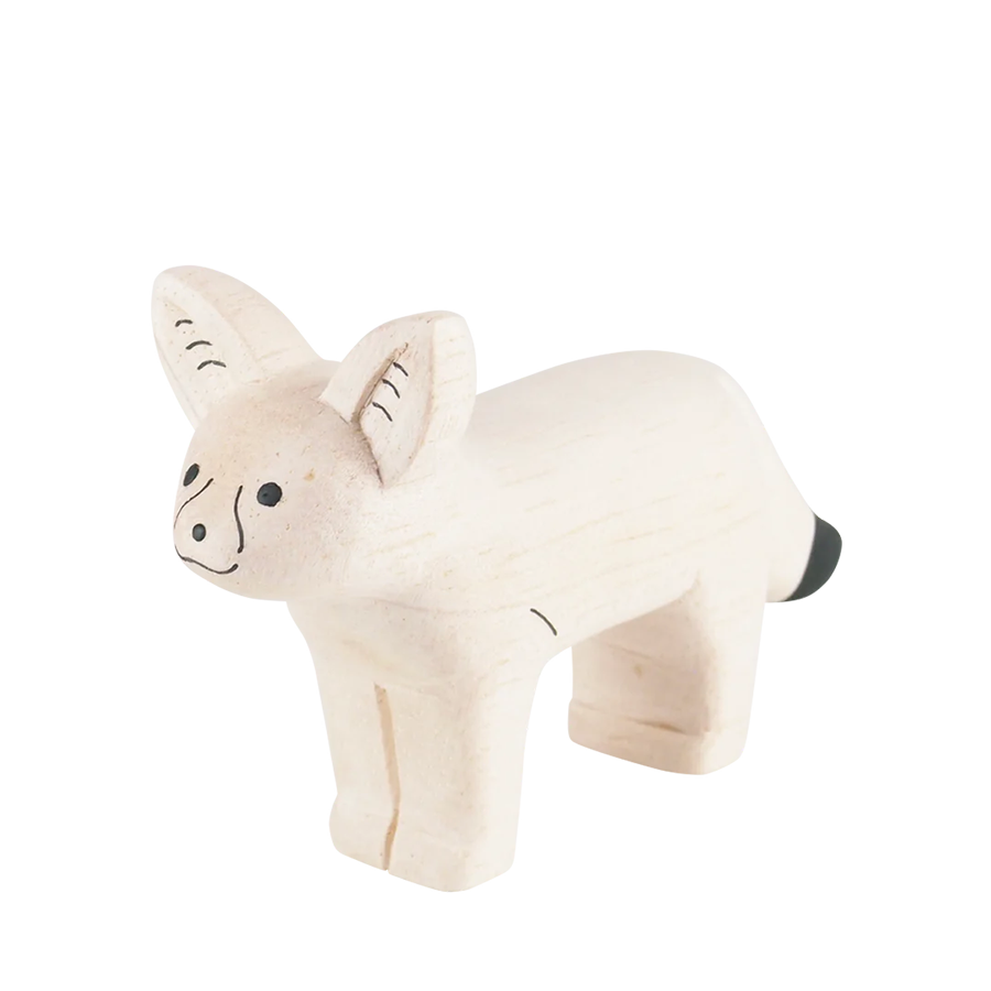 Tiny Wooden Fennec Fox