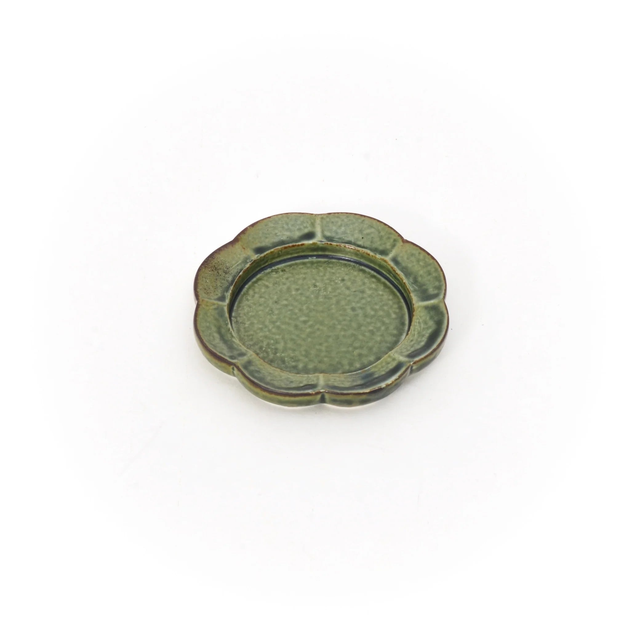 Hibi Match Incense Tray - Green Flower