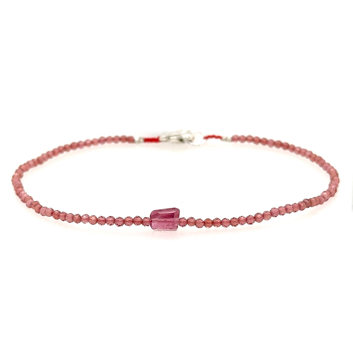 Garnet + Tourmaline Strand Bracelet