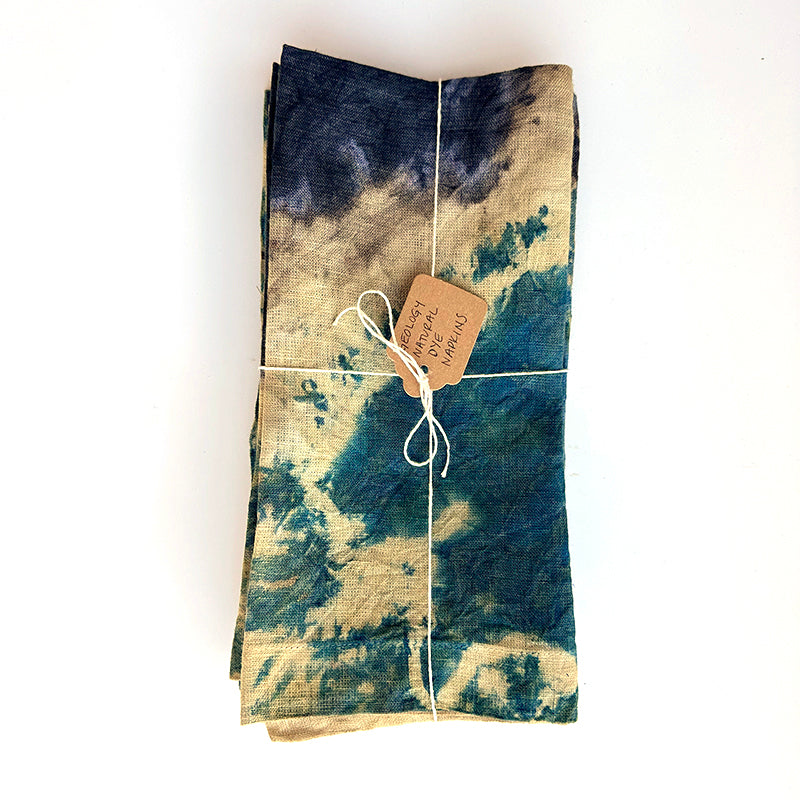 Geology Natural Dye Napkins - Set of 4