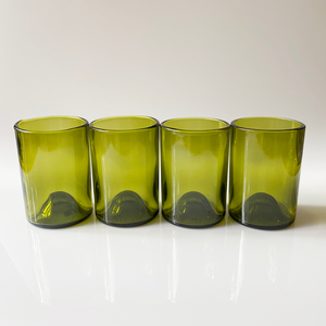 Green Recycled Glass Tumbler (12 oz)