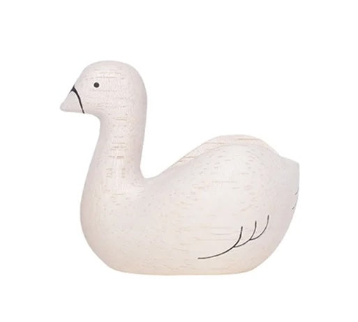 Tiny Wooden Swan