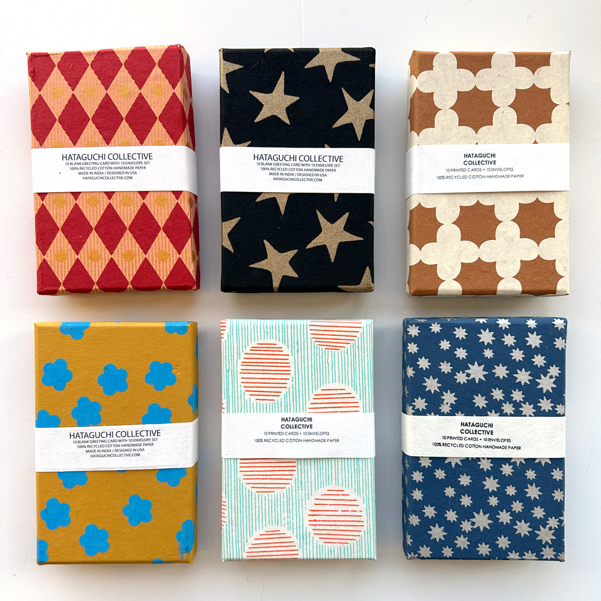 Hataguchi Collective Screen Printed Boxed Card Set
