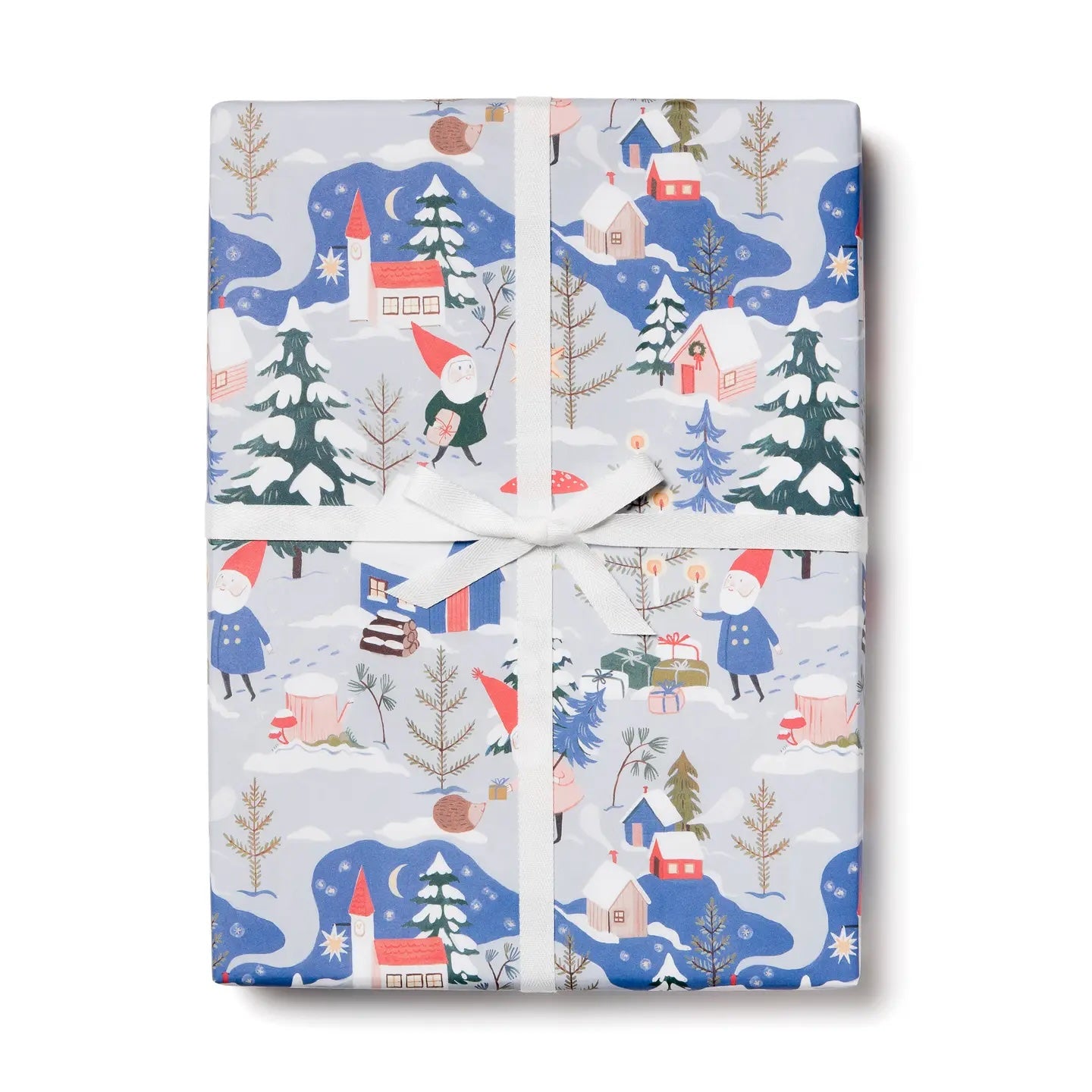 Holiday Gnomes Gift Wrap