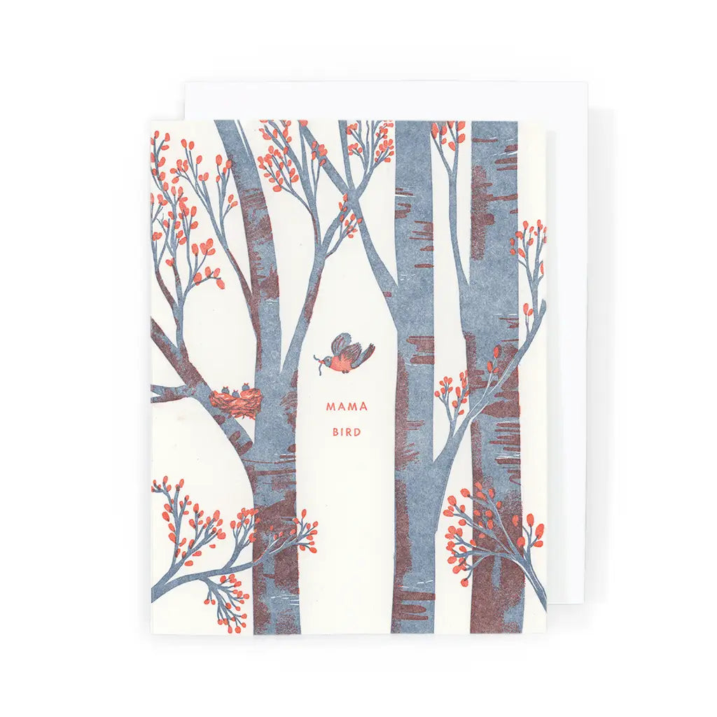 Mama Bird Greeting Card