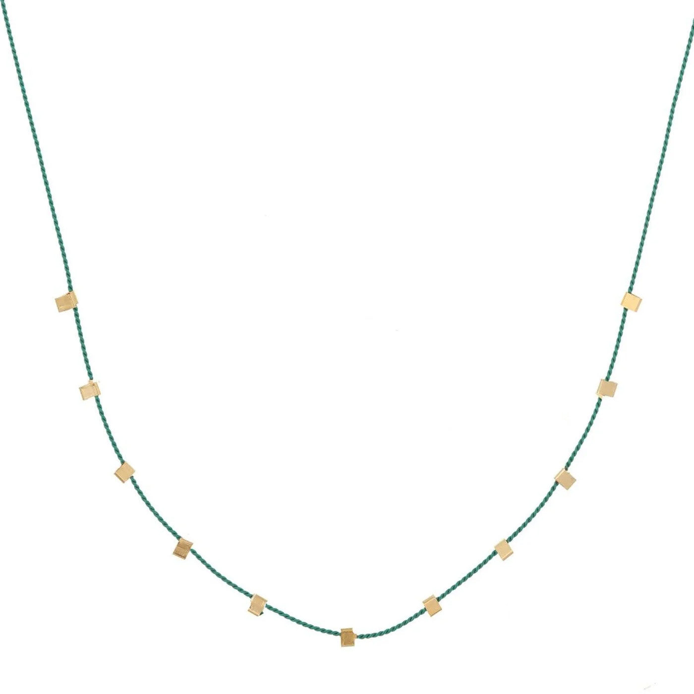 Silk Tiny Flag Necklace