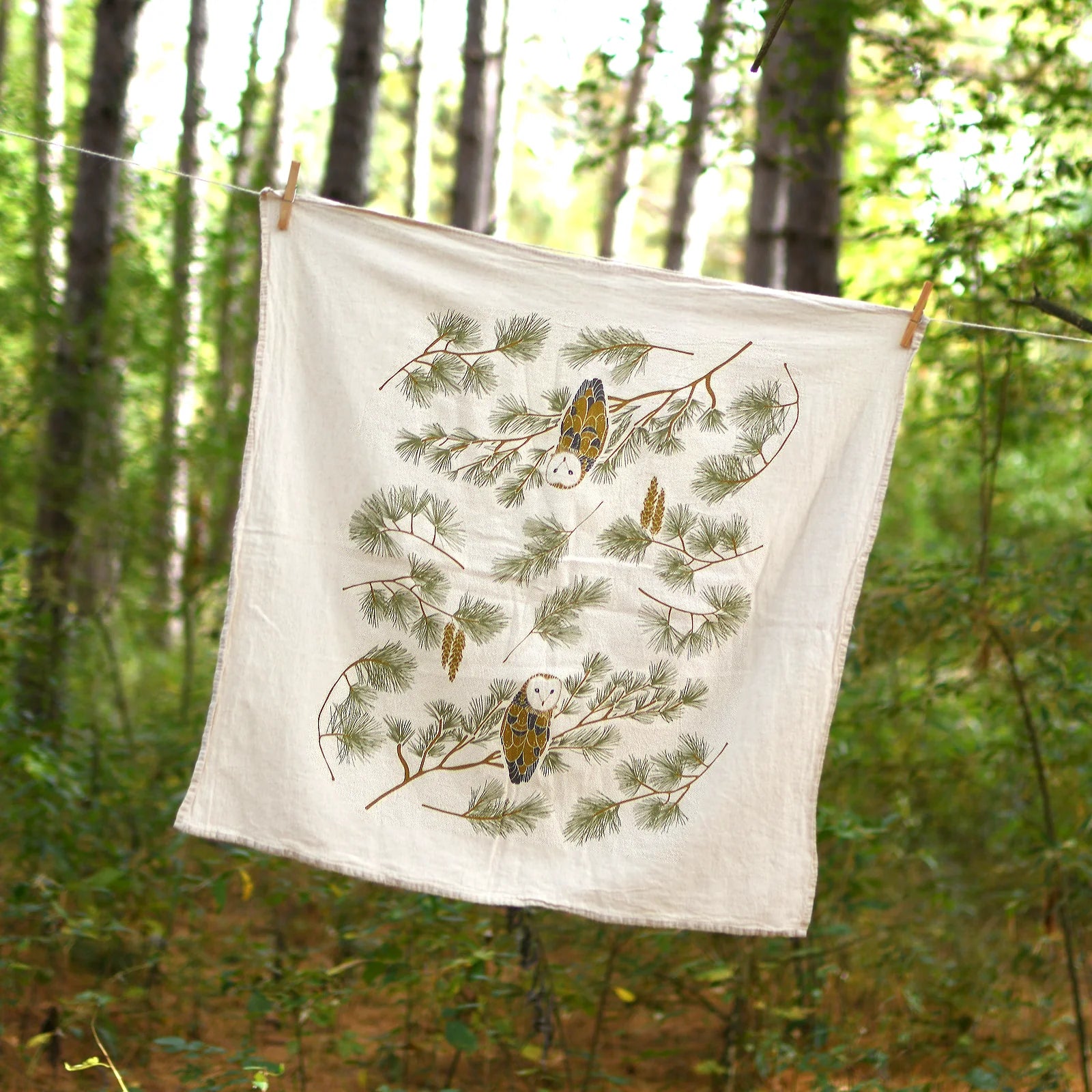 Night Owls Tea Towel