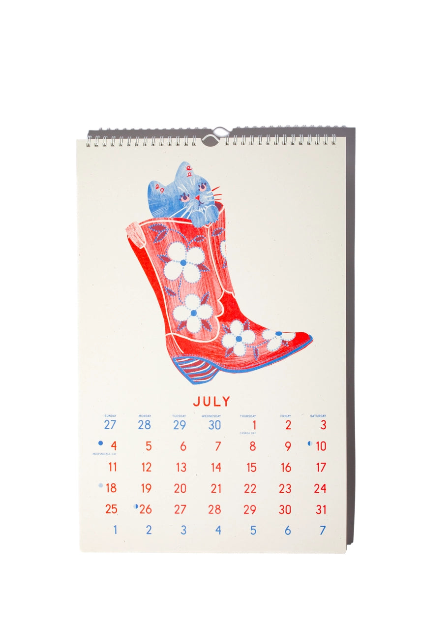 Just Makin' It Through Kitty Wall Calendar - 2027