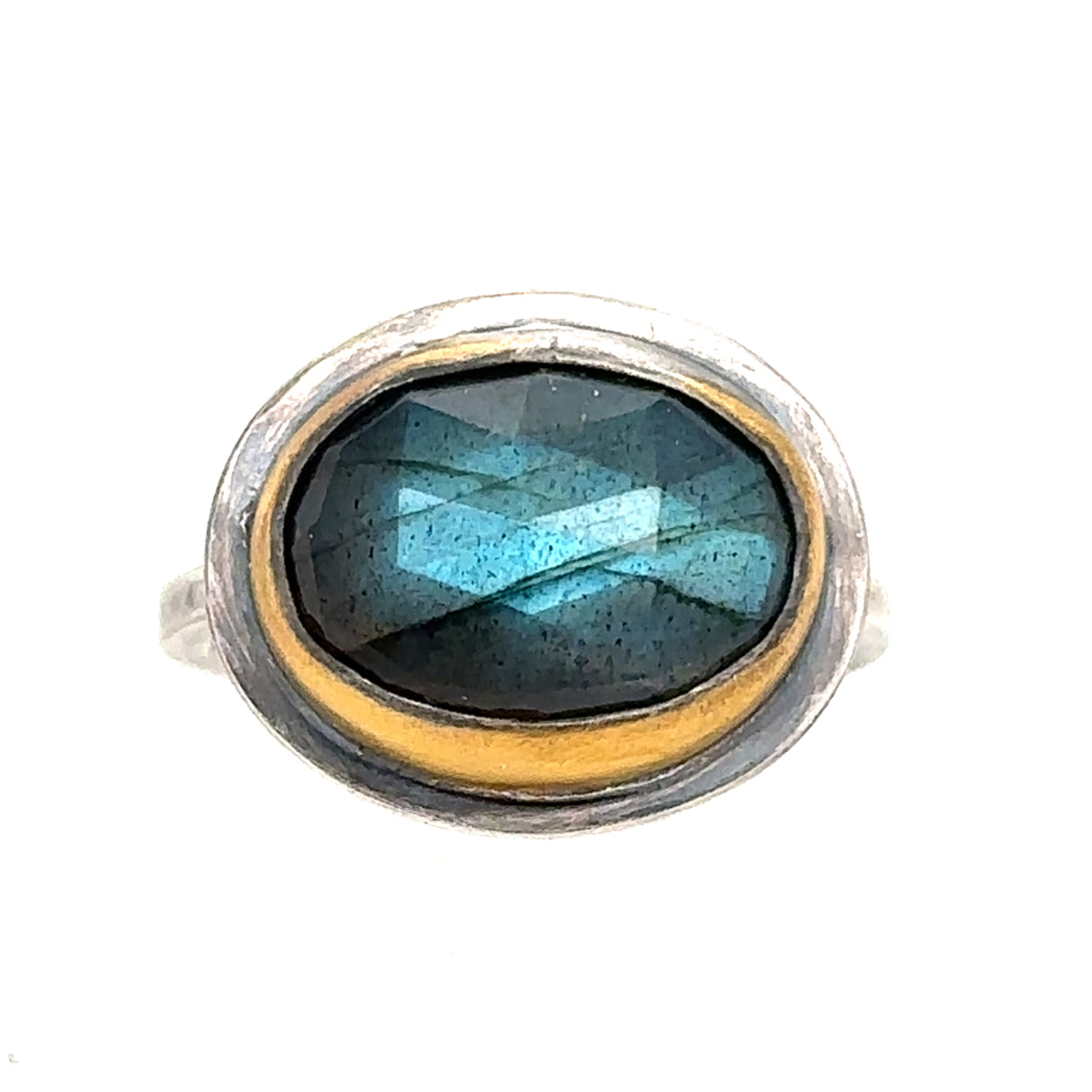 Labradorite Keum-Boo Rim Ring