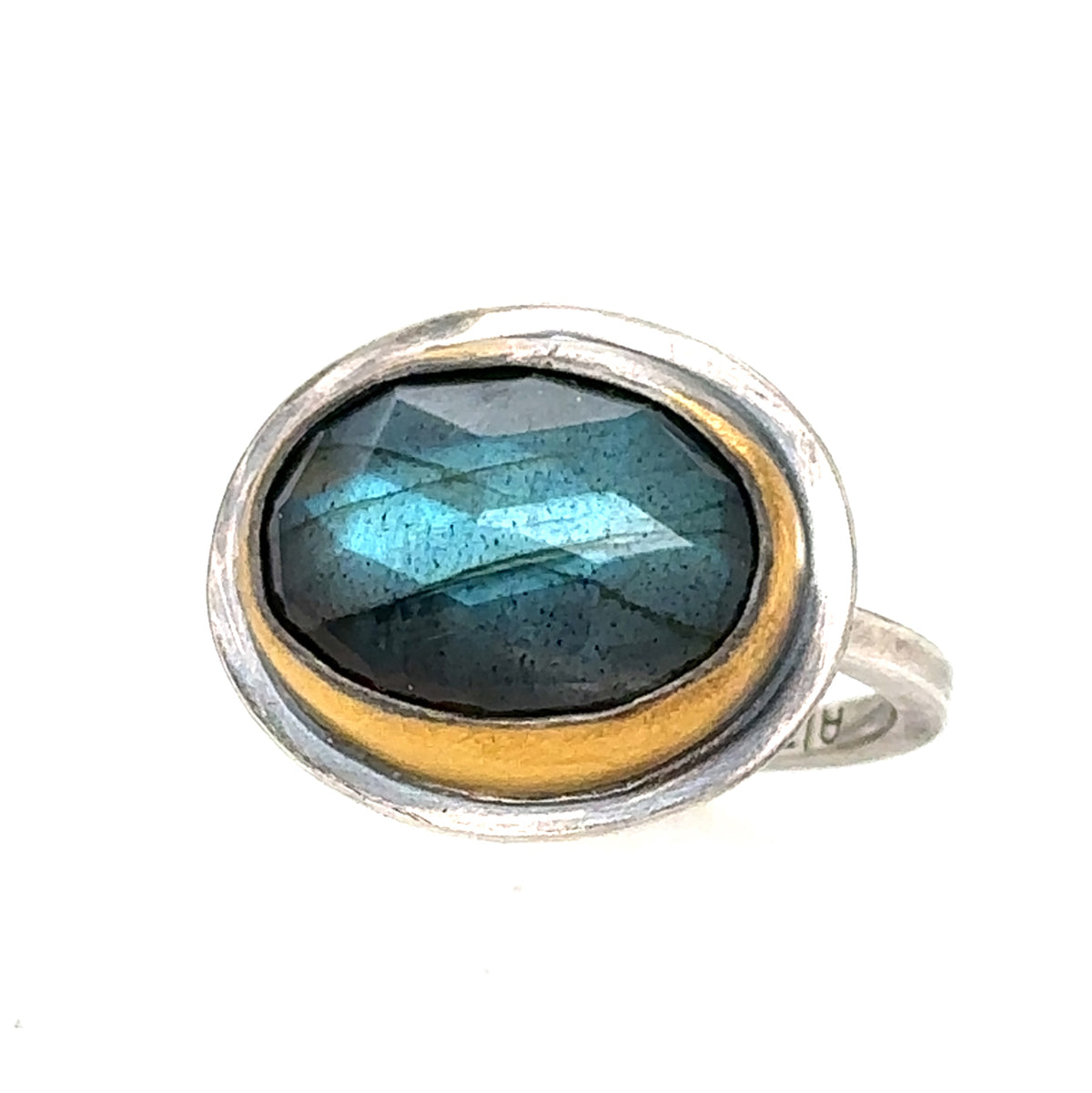Labradorite Keum-Boo Rim Ring