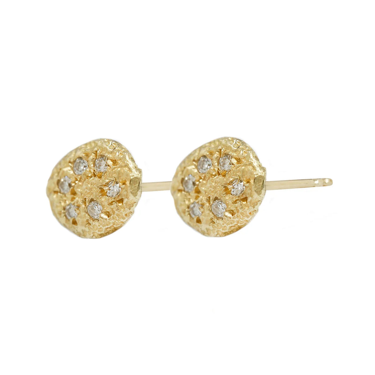 Large Celeste Diamond Studs