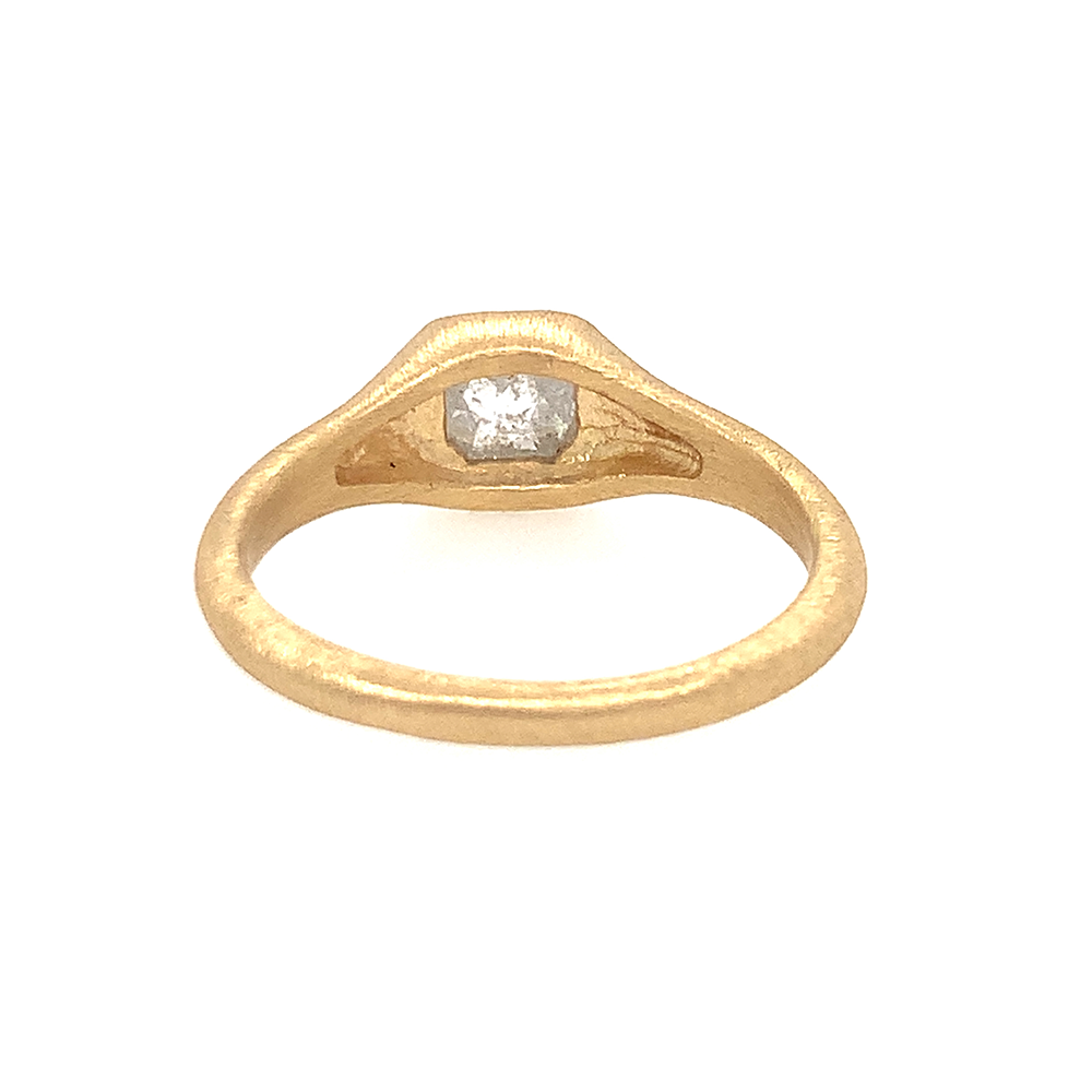 Light Grey Zen Diamond Ring