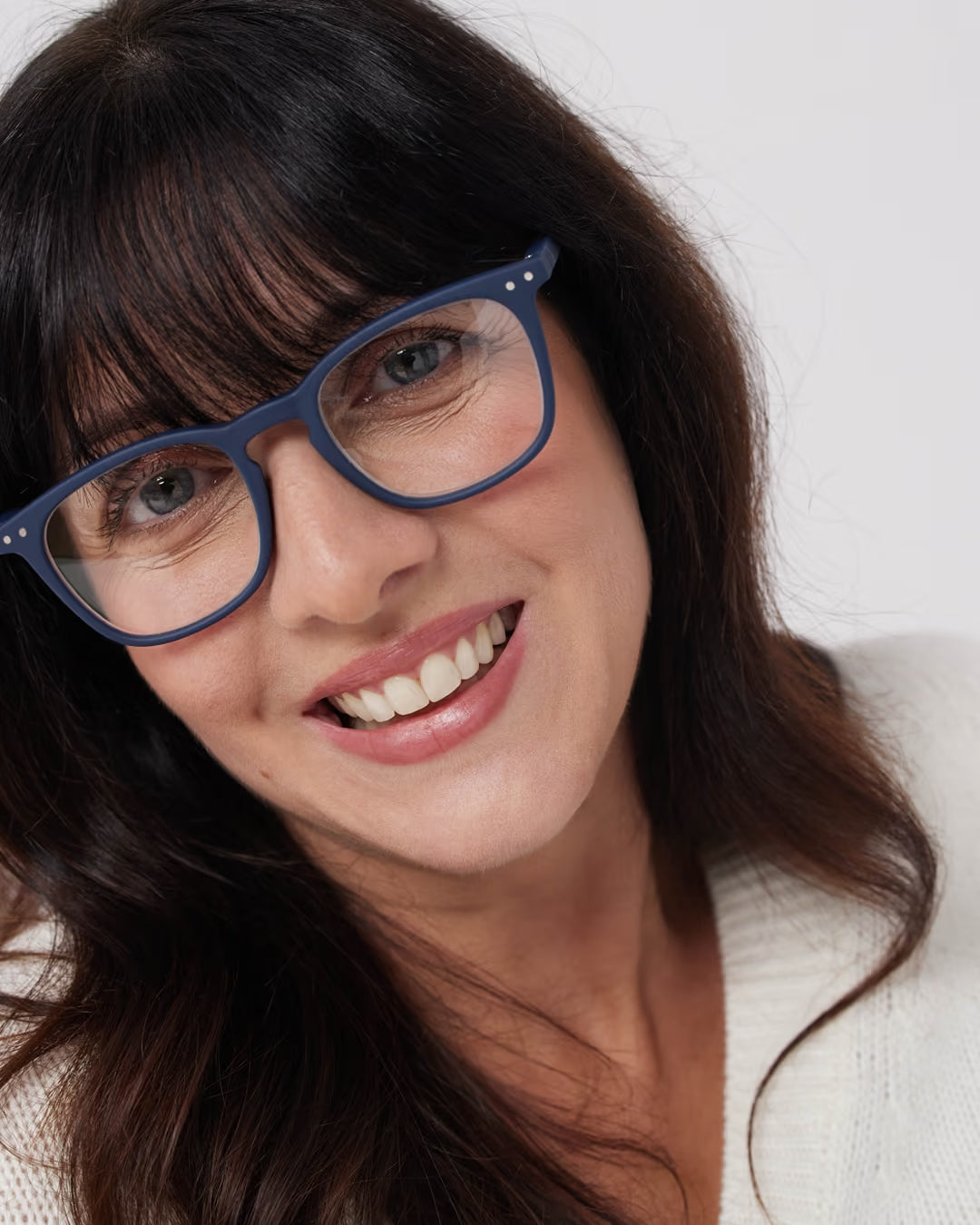 #E Reading Glasses - Navy Blue