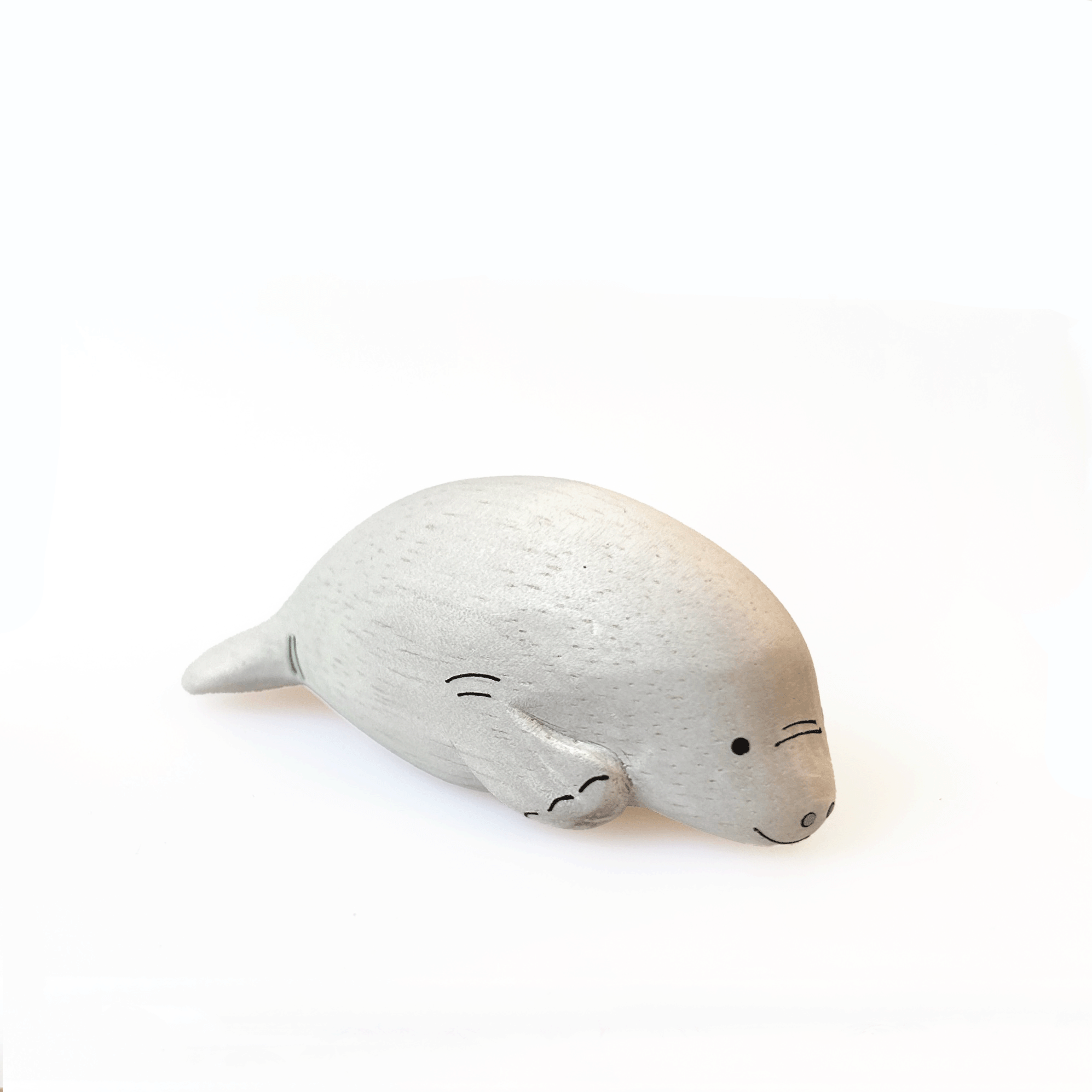 Tiny Wooden Manatee