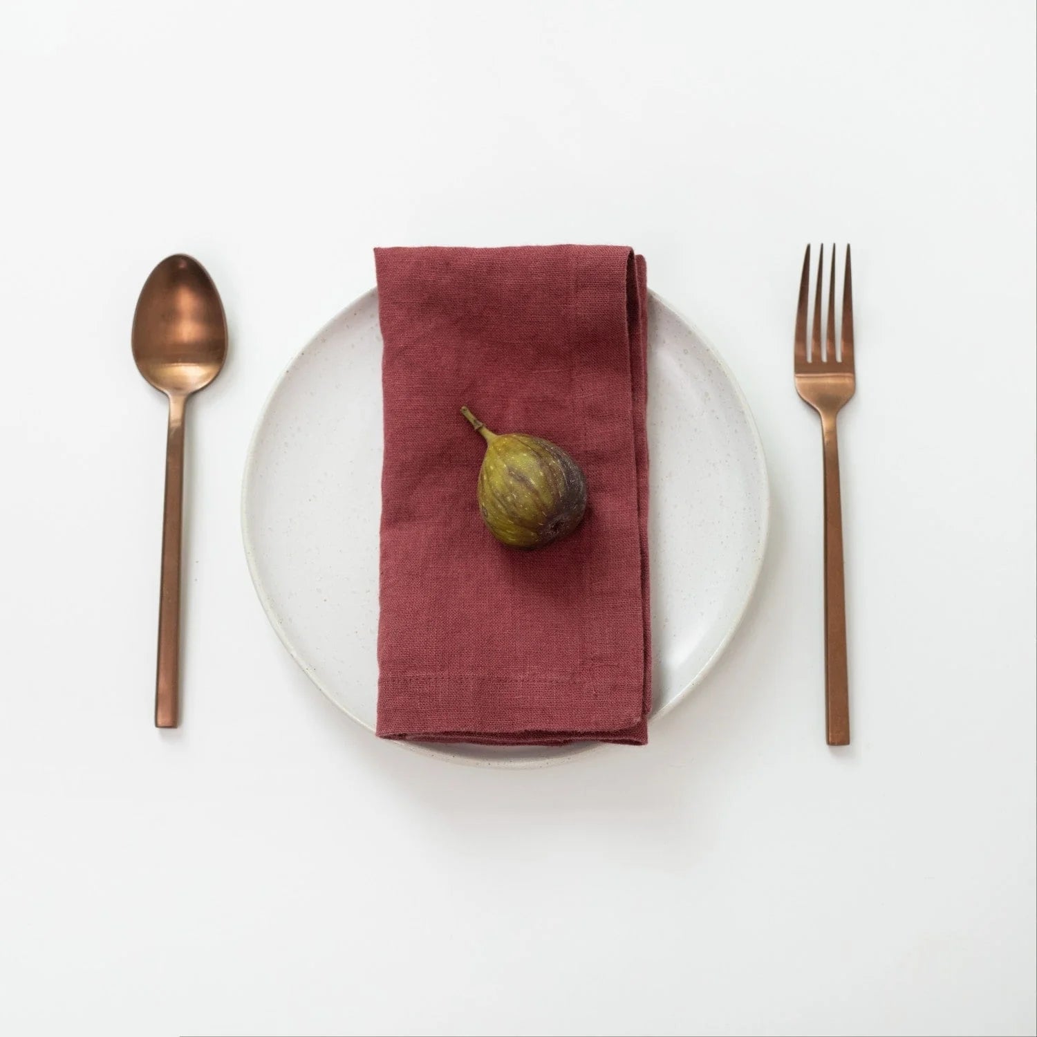 Linen Napkins - Set/2 - Marsala