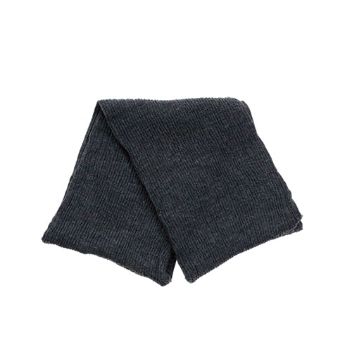 Merino Wool Snood Scarf (Charcoal)
