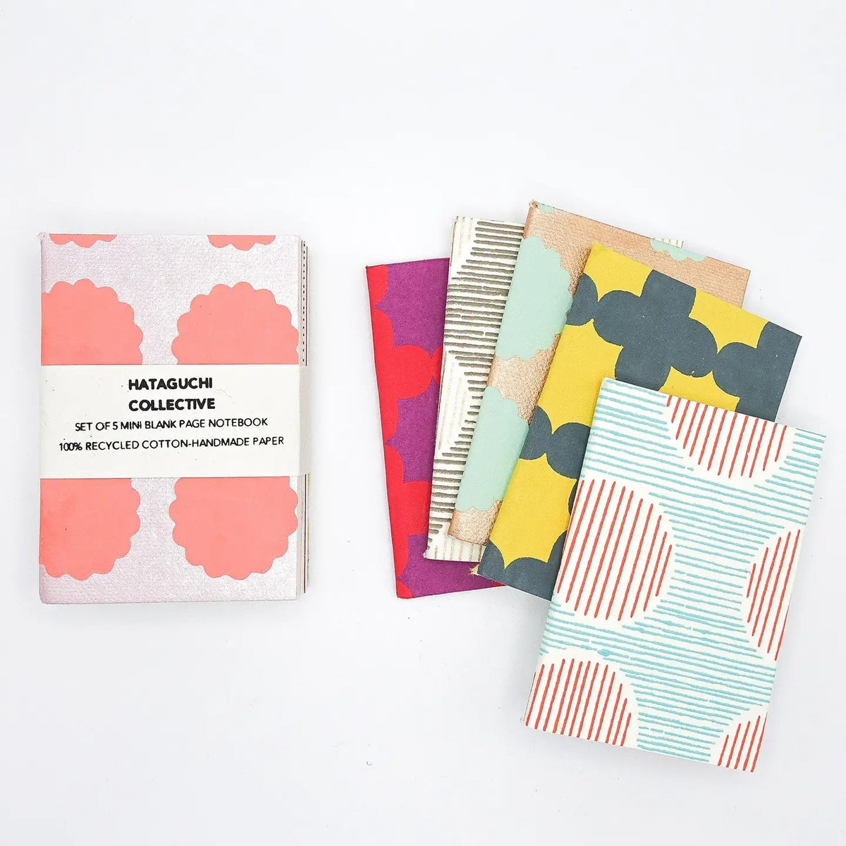 Hataguchi Mini Notebook - Set of 5