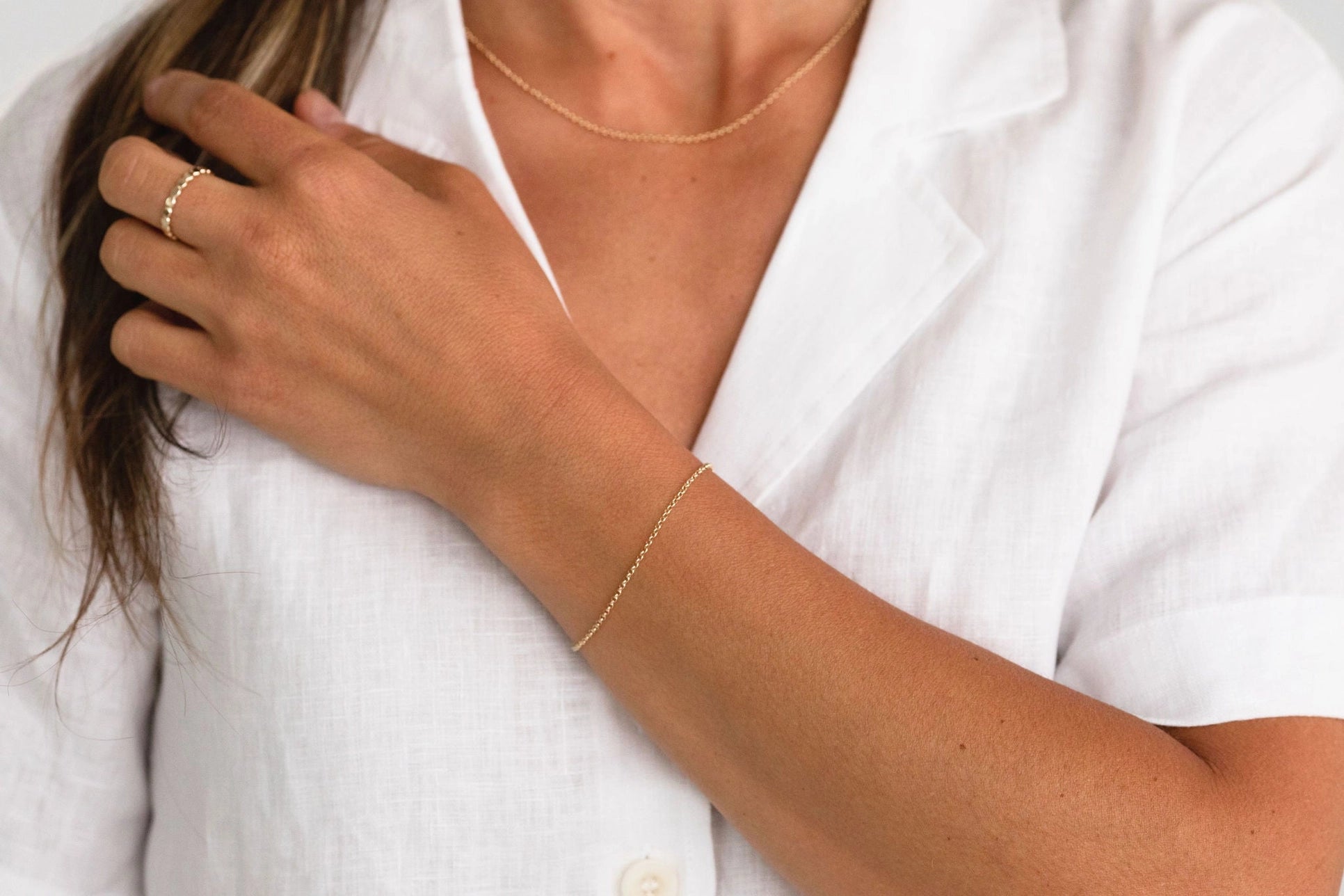 Minimal Chain Bracelet
