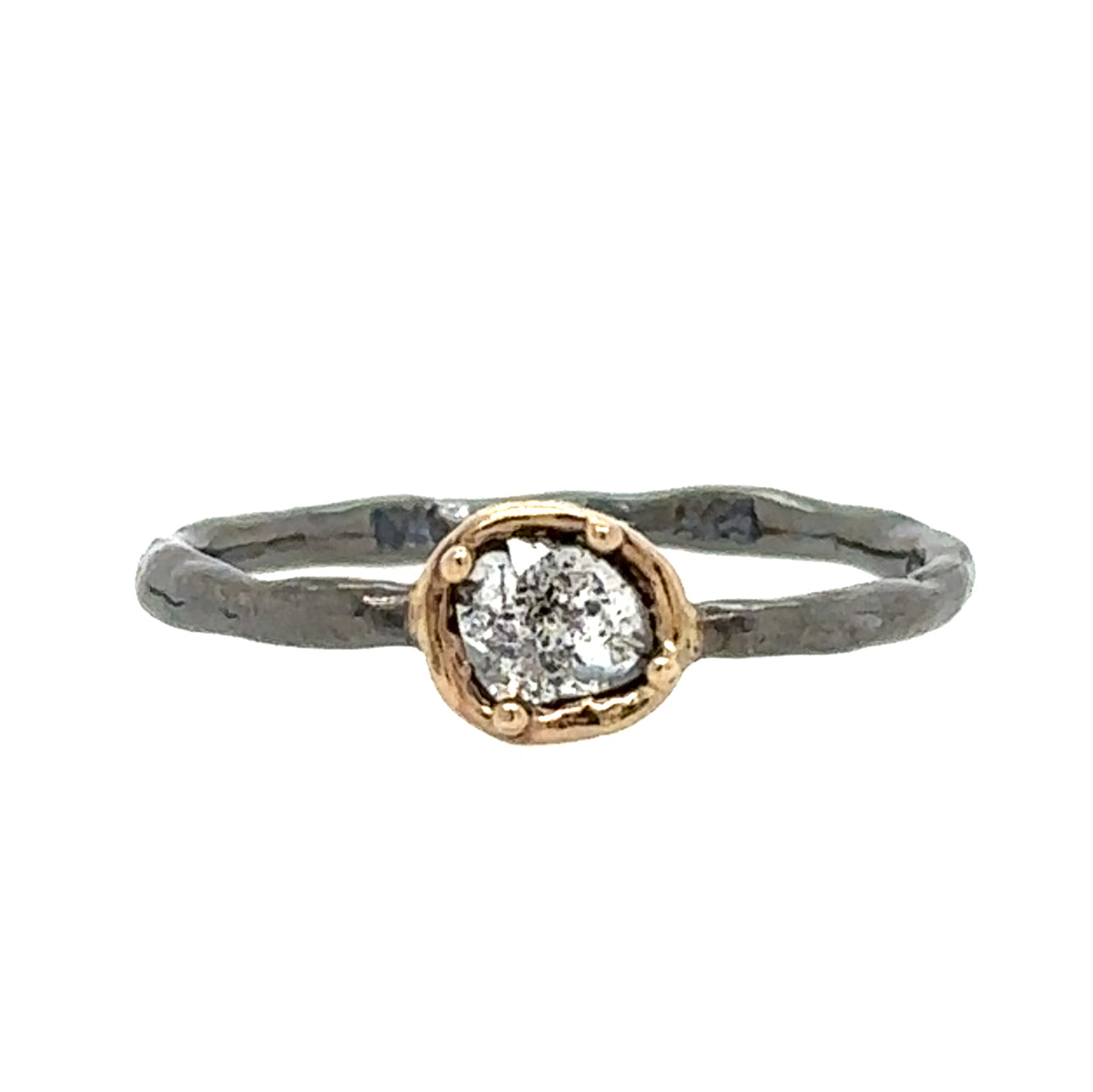 Molten Diamond Stacking Ring