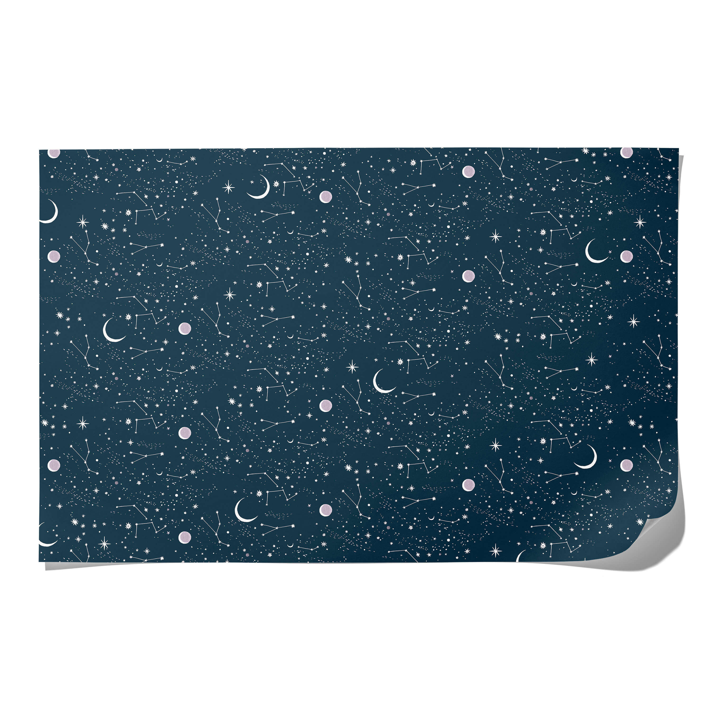 Moon + Stars Gift Wrap