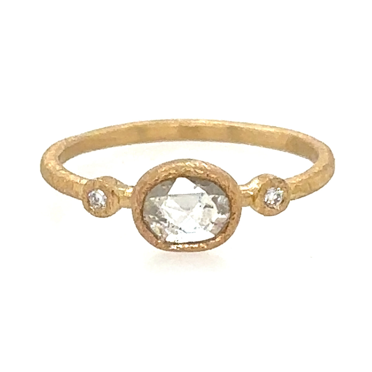 18k Grey Diamond Muguet Ring