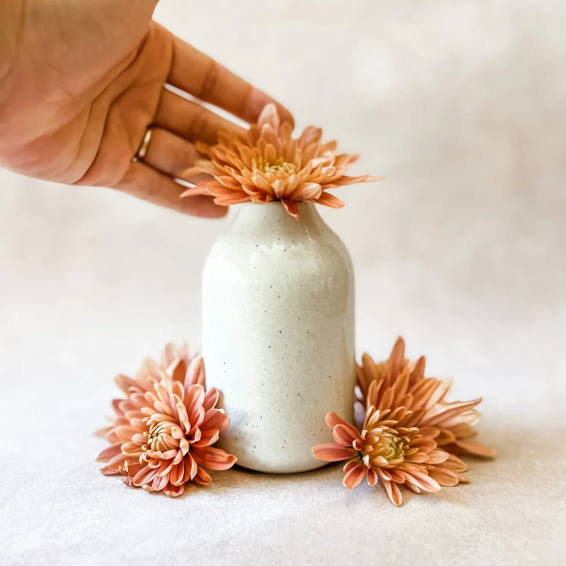Small Bud Vase - Nest Speckle