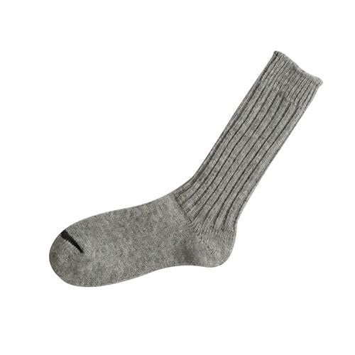 Wool Ribbed Socks