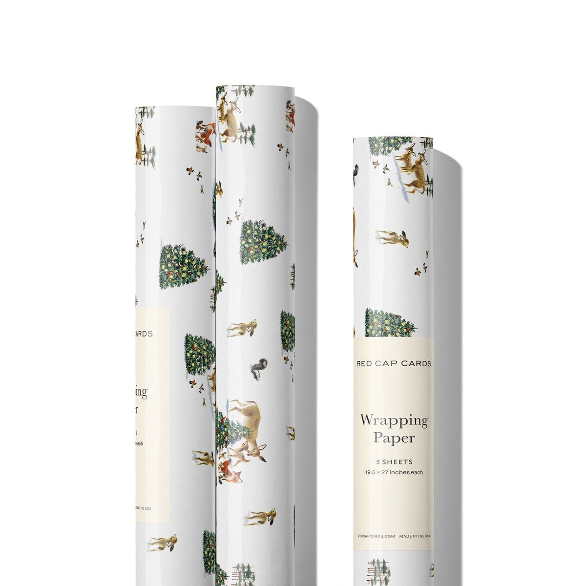 Peaceful Critters Holiday Gift Wrap
