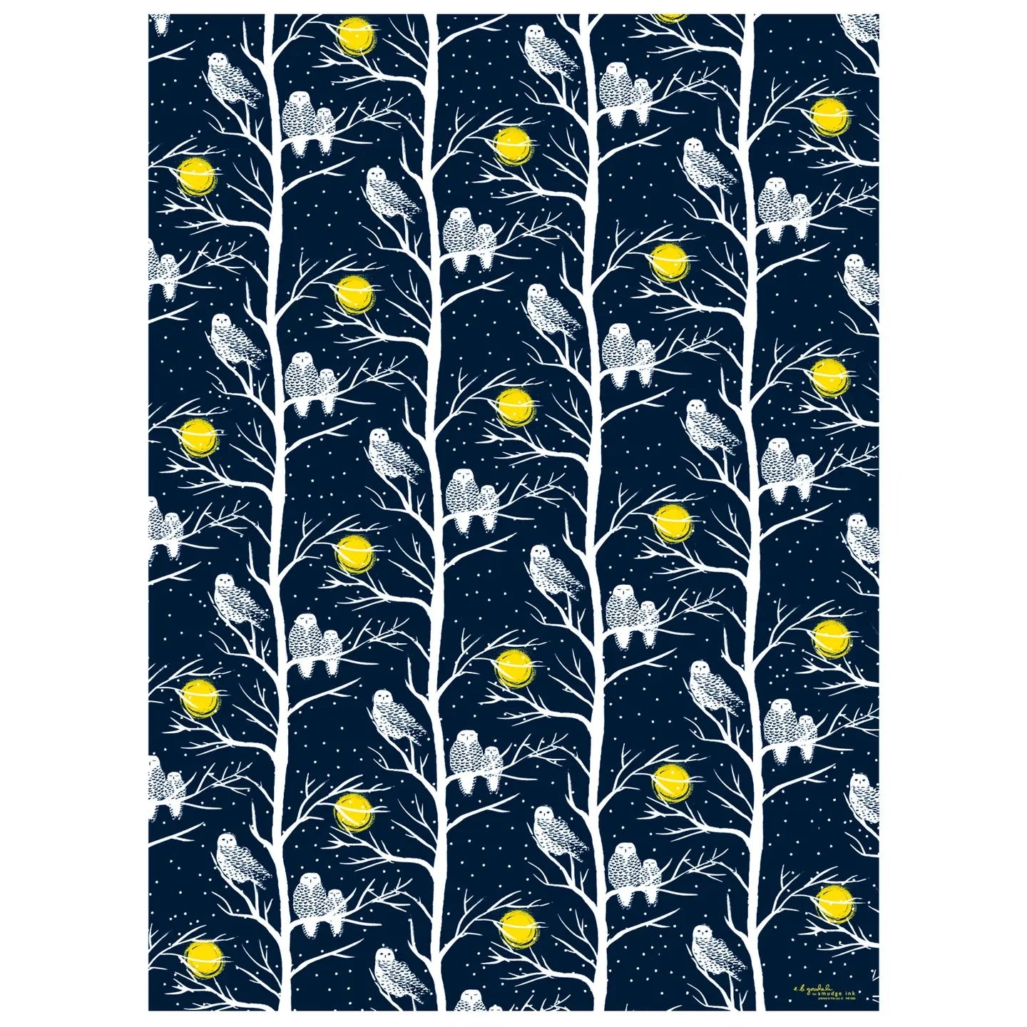 Peaceful Owls Gift Wrap