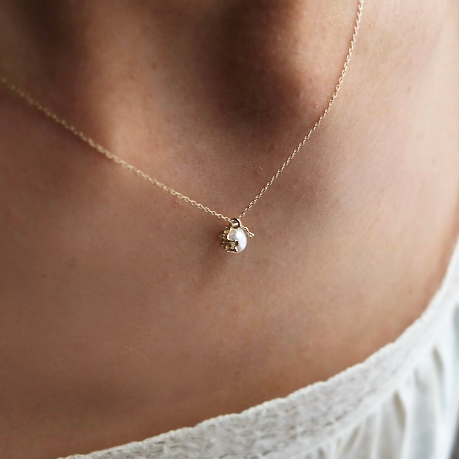 14k Fresh Water Pearl Necklace