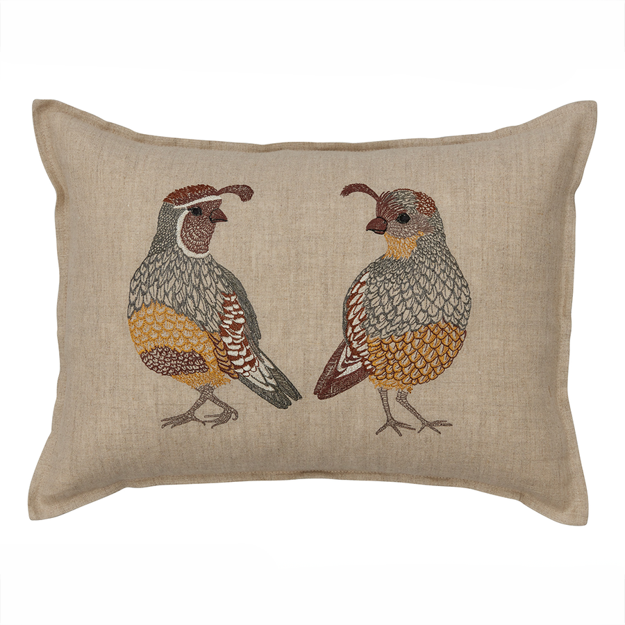 Desert Quail Love Pillow - SALE FINAL