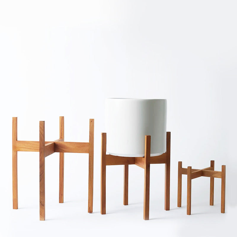 12" Mahogany Plant Stand