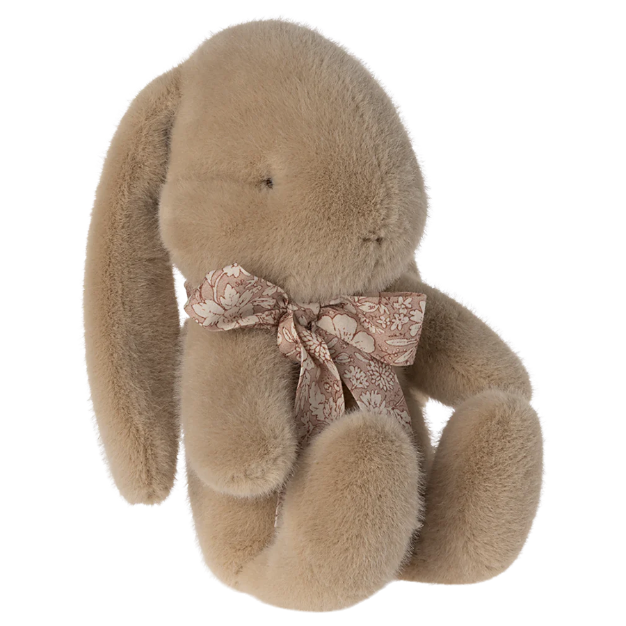 Small Plush Bunny - Cream + Peach