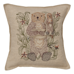 Otter Mama Pocket Pillow