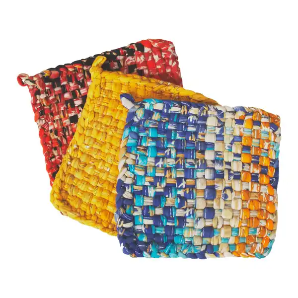 Recycled Sari Potholder
