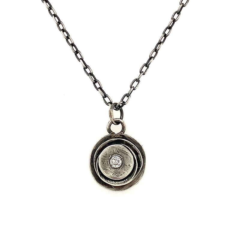 Ox. Puddle Necklace w/ Diamond