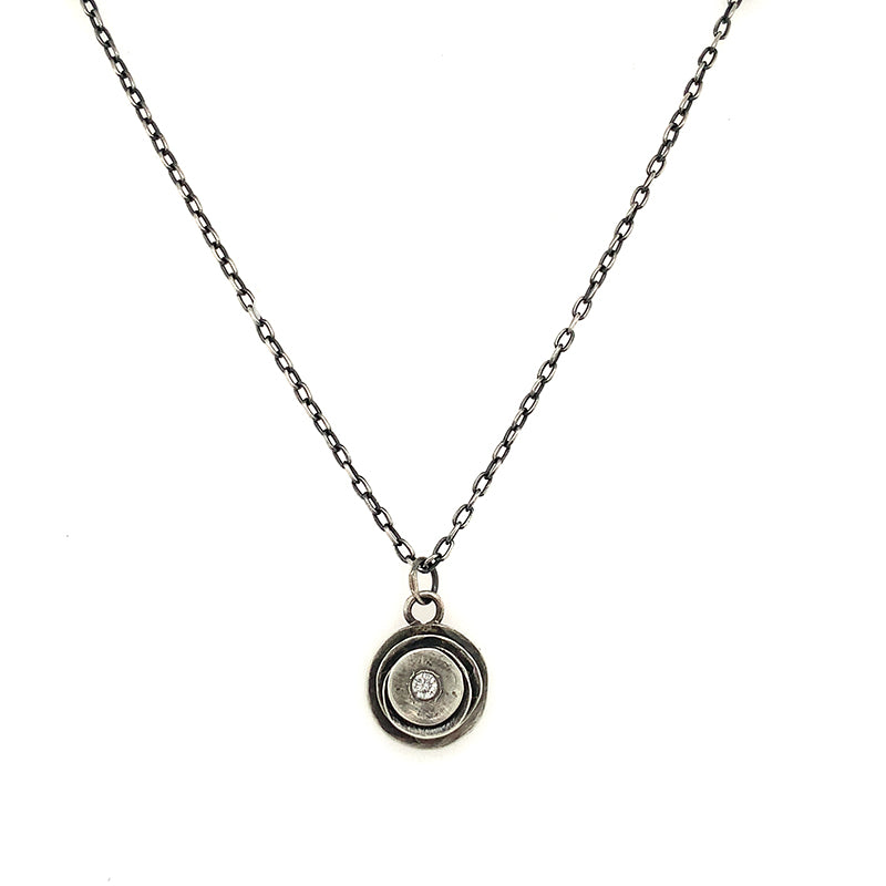 Ox. Puddle Necklace w/ Diamond