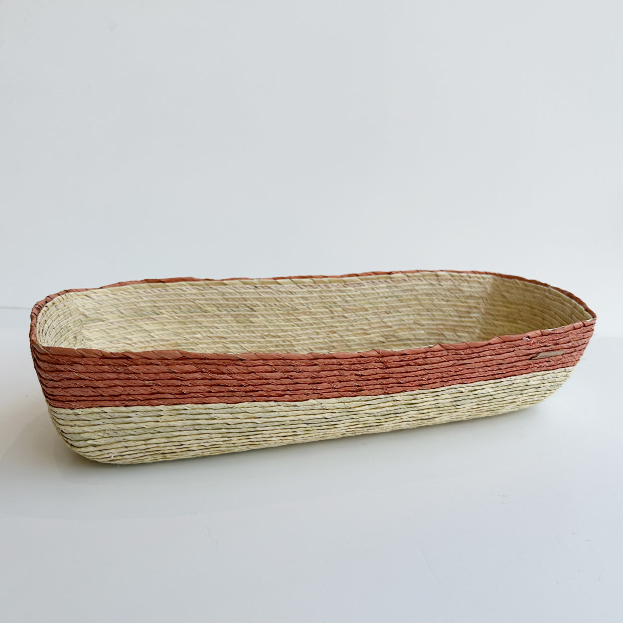 Rectangle Palm Basket (Petalo Stripe)