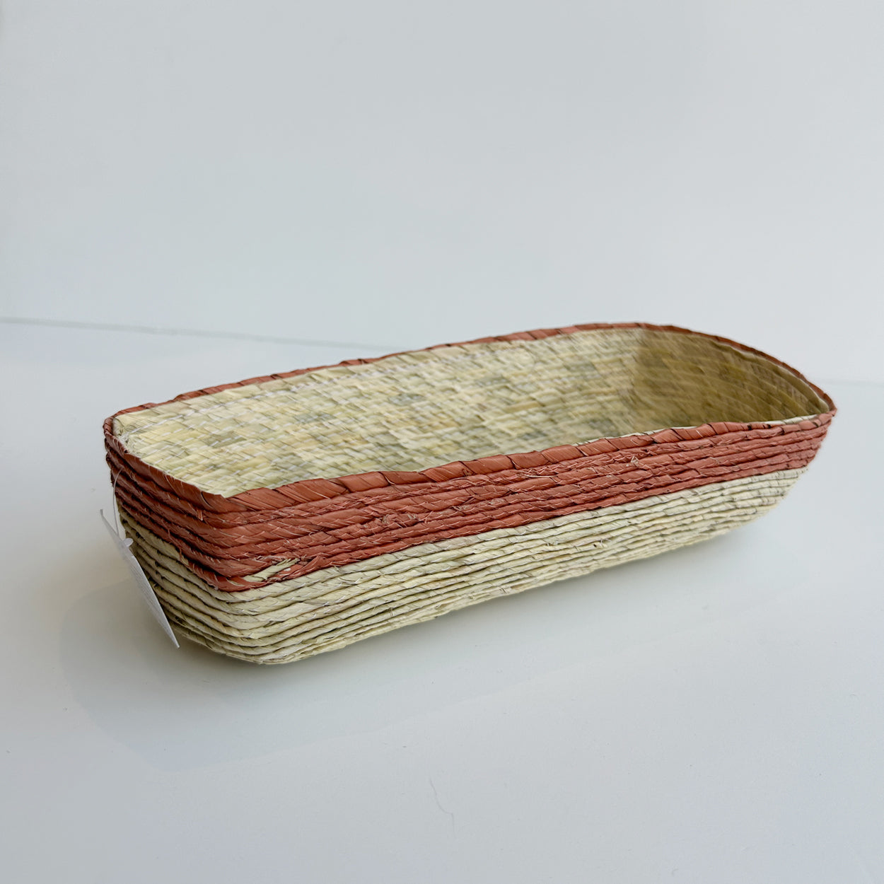 Rectangle Palm Basket (Petalo Stripe)